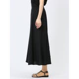 ハンチ/HUNCH 無地 フレンチリネン フレアスカート | TAKA-Q WOMEN | 詳細画像20 