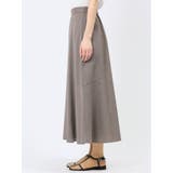 ハンチ/HUNCH 無地 フレンチリネン フレアスカート | TAKA-Q WOMEN | 詳細画像7 