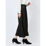 裾プリーツ ロングスカート サテン | TAKA-Q WOMEN | 詳細画像4 