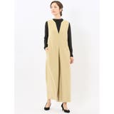 40黄 | ストレッチウォッシャブル ウーリッシュ サロペット(セットアップ可能) | TAKA-Q WOMEN