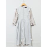 ウーリッシュ カシュクールワンピース ライトグレー(セットアップ可能) | TAKA-Q WOMEN | 詳細画像13 