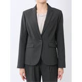 ストレッチウォッシャブル トラベスト 1ボタンジャケット | TAKA-Q WOMEN | 詳細画像6