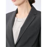 ストレッチウォッシャブル トラベスト 1ボタンジャケット | TAKA-Q WOMEN | 詳細画像9