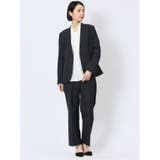 ストレッチウォッシャブル オックス カラーレスジャケット | TAKA-Q WOMEN | 詳細画像5