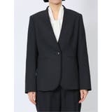 ストレッチウォッシャブル オックス カラーレスジャケット | TAKA-Q WOMEN | 詳細画像6