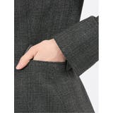 ストレッチウォッシャブル ウール調 1ボタンジャケット | TAKA-Q WOMEN | 詳細画像10 