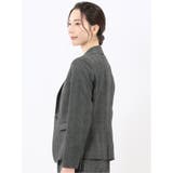ストレッチウォッシャブル ウール調 1ボタンジャケット | TAKA-Q WOMEN | 詳細画像2 