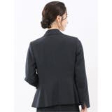 ストレッチウォッシャブル ウール調 1ボタンジャケット | TAKA-Q WOMEN | 詳細画像3 