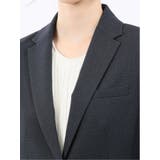 ストレッチウォッシャブル ウール調 1ボタンジャケット | TAKA-Q WOMEN | 詳細画像9 
