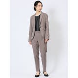 ストレッチウォッシャブル シャンブレーシャーク 1ボタンジャケット | TAKA-Q WOMEN | 詳細画像5