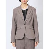 ストレッチウォッシャブル シャンブレーシャーク 1ボタンジャケット | TAKA-Q WOMEN | 詳細画像6