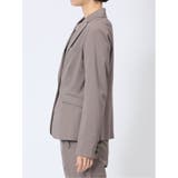 ストレッチウォッシャブル シャンブレーシャーク 1ボタンジャケット | TAKA-Q WOMEN | 詳細画像7