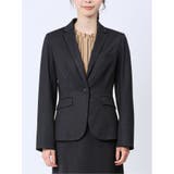 ストレッチポンチ 1ボタンジャケット 無地柄(セットアップ可能) | TAKA-Q WOMEN | 詳細画像5 