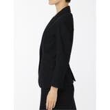 ドビーニット セットアップ 1ボタン7分袖ジャケット 組織紺 | TAKA-Q WOMEN | 詳細画像7