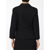 ドビーニット セットアップ 1ボタン7分袖ジャケット 組織紺 | TAKA-Q WOMEN | 詳細画像8