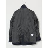 ウーリッシュ ダブルジャケット ピンドット紺(セットアップ可能) | TAKA-Q WOMEN | 詳細画像15