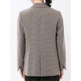 ストレッチウォッシャブル チェック柄 リラクシング ダブルジャケット | TAKA-Q WOMEN | 詳細画像8 