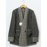 ストレッチウォッシャブル チェック柄 リラクシング ダブルジャケット | TAKA-Q WOMEN | 詳細画像11 