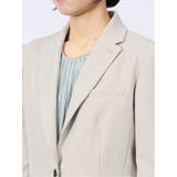 ストレッチウォッシャブル シャーク 1ボタンジャケット | TAKA-Q WOMEN | 詳細画像9