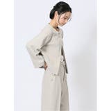ストレッチウォッシャブル シャーク ノーカラージャケット | TAKA-Q WOMEN | 詳細画像4