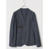 ストレッチウォッシャブル 1ボタン カラーレスジャケット | TAKA-Q WOMEN | 詳細画像11
