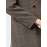 ストレッチウォッシャブル グレンチェック柄 ダブルジャケット | TAKA-Q WOMEN | 詳細画像25 