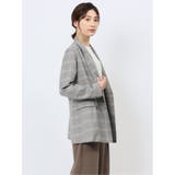 ストレッチウォッシャブル グレンチェック柄 ダブルジャケット | TAKA-Q WOMEN | 詳細画像6 