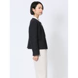 ツイード調 ノーカラージャケット | TAKA-Q WOMEN | 詳細画像16