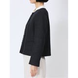 ツイード調 ノーカラージャケット | TAKA-Q WOMEN | 詳細画像19