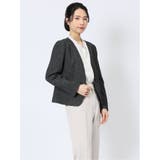 スラブシャーク カラーレスジャケット | TAKA-Q WOMEN | 詳細画像17