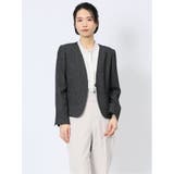 05黒 | スラブシャーク カラーレスジャケット | TAKA-Q WOMEN