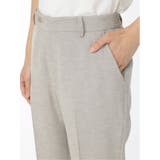 リネンライク セットアップ テーパードパンツ ベージュ | TAKA-Q WOMEN | 詳細画像10
