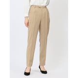 34キャメル | ストレッチウォッシャブル テーパードパンツ キャメル(セットアップ可能) | TAKA-Q WOMEN