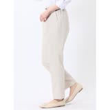 麻調合繊 テーパードパンツ(セットアップ可能) | TAKA-Q WOMEN | 詳細画像2