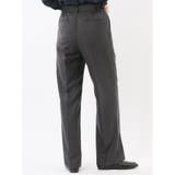 ウォッシャブル クリアツイル タックワイドパンツ グレー(セットアップ可能) | TAKA-Q WOMEN | 詳細画像3