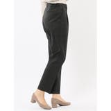 ストレッチウォッシャブル ウール混 タックテーパードパンツ | TAKA-Q WOMEN | 詳細画像4