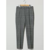 ポンチ テーパードパンツ チェックグレー(セットアップ可能) | TAKA-Q WOMEN | 詳細画像11