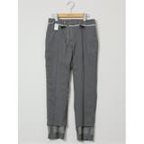 ポンチ テーパードパンツ チェックグレー(セットアップ可能) | TAKA-Q WOMEN | 詳細画像13