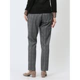 ポンチ テーパードパンツ チェックグレー(セットアップ可能) | TAKA-Q WOMEN | 詳細画像3