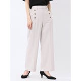 04グレー | ストレッチウォッシャブル オックス ストレートパンツ | TAKA-Q WOMEN