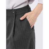 ビリーストライプ ワイドパンツ グレー(セットアップ可能) | TAKA-Q WOMEN | 詳細画像10 