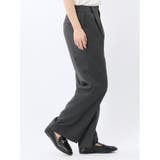 ビリーストライプ ワイドパンツ グレー(セットアップ可能) | TAKA-Q WOMEN | 詳細画像4 