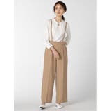 34キャメル | ウーリッシュ セットアップ ワイドパンツ キャメル | TAKA-Q WOMEN