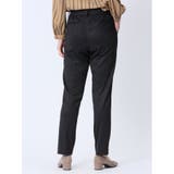 ストレッチポンチ テーパードパンツ 無地柄(セットアップ可能) | TAKA-Q WOMEN | 詳細画像3 