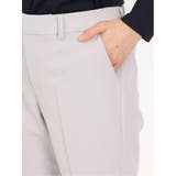 ダブルクロス テーパードパンツ ライトグレー(セットアップ可能) | TAKA-Q WOMEN | 詳細画像8