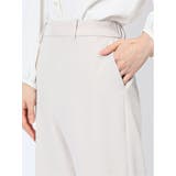 ダブルクロス セミワイドパンツ ライトグレー(セットアップ可能) | TAKA-Q WOMEN | 詳細画像9