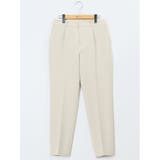 ダブルクロス テーパードパンツ ベージュ(セットアップ可能) | TAKA-Q WOMEN | 詳細画像12 