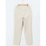 ダブルクロス テーパードパンツ ベージュ(セットアップ可能) | TAKA-Q WOMEN | 詳細画像13 