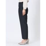 ストレッチウォッシャブル シャーク テーパードパンツ 紺(セットアップ可能) | TAKA-Q WOMEN | 詳細画像7
