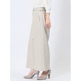 ストレッチウォッシャブル シャーク ワイドパンツ ベージュ(セットアップ可能) | TAKA-Q WOMEN | 詳細画像2